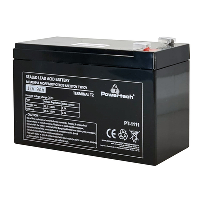 Product Μπαταρία UPS Powertech Μολύβδου PT-1111, 12V 9Ah, T2 base image