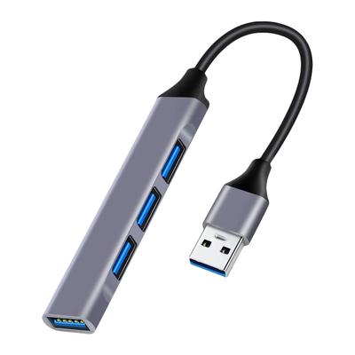 Product USB Hub Powertech PT-1114, 4x USB θύρες, 5Gbps, γκρι base image