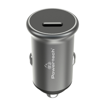 Product Φορτιστής Αυτοκινήτου Powertech PT-1147, USB-C, 30W PD, γκρι base image