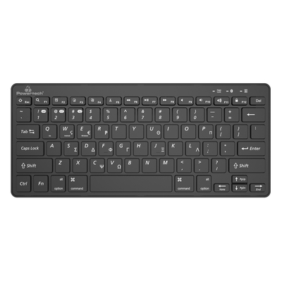 Product Πληκτρολόγιο Ασύρματο Powertech PT-1153, 2.4GHz & Bluetooth, μαύρο base image