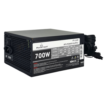Product Τροφοδοτικό 700W Powertech για PC PT-1169, ATX, 140mm Fan base image