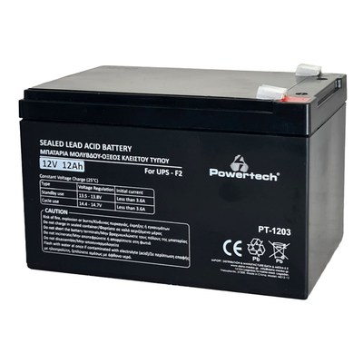 Product Μπαταρία UPS Powertech Μολύβδου PT-1203 για UPS, 12V 12Ah, F2 base image