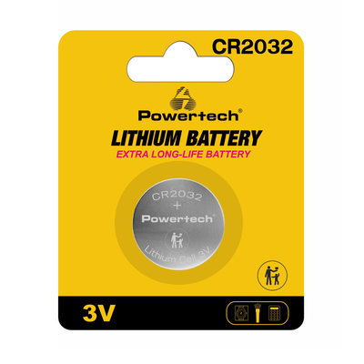 Product Μπαταρία Λιθίου Ρολογιών Powertech PT-1208 Cr2032 3V 1τμχ base image