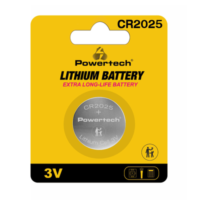 Product Μπαταρία Λιθίου Ρολογιών Powertech PT-1211 Cr2025 3V 1τμχ base image