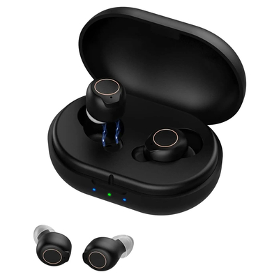Product Bluetooth Handsfree Powertech Ακουστικά Βαρηκοΐας PT-1247 με Θήκη, Επαναφορτιζόμενα, Μαύρα base image
