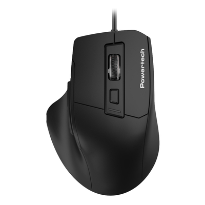 Product Ενσύρματο Ποντίκι Powertech Pt-1273, Οπτικό, 3600Dpi, Μαύρο base image