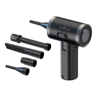 Product Ηλεκτρικό Air Duster Powertech PT-1316 με LED φακό, 50W, 3600mAh, Μαύρο base image