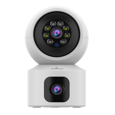 Product Κάμερα Παρακολούθησης Powertech Smart PT-1338, 2MP, dual lens, WiFi, PTZ, SD base image