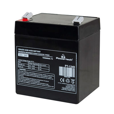 Product Μπαταρία Μολύβδου Powertech PT-1349, 12V 5Ah, T2 base image