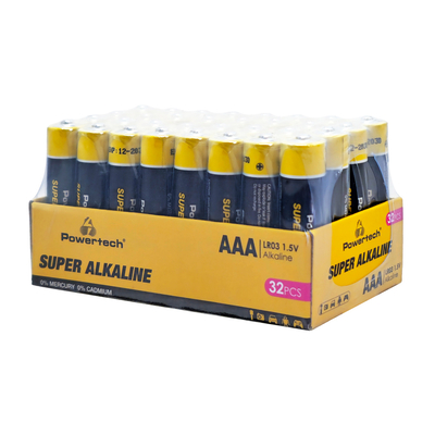 Product Αλκαλικές Μπαταρίες Powertech Super Alkaline Pt-1402, Aaa, 1.5V, 32Τμχ base image