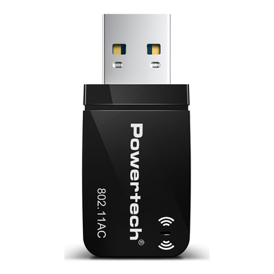 Product Αντάπτορας Δικτύου USB Powertech Pt-1450, 1300Mbps Dual Band Wifi base image