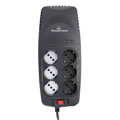 Product Σταθεροποιητής Ρεύματος Powertech Pt-1496, 2000Va/1000W, 6X Schuko base image