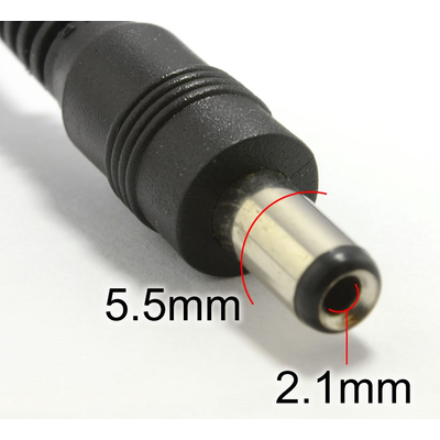 Product Αντάπτορας Powertech Tablet 5.5 x 2.1mm, για PT-271 τροφοδοτικό base image