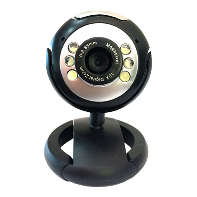 Product Webcam Powertech PT-509 1.3MP, Plug & Play, μαύρη base image
