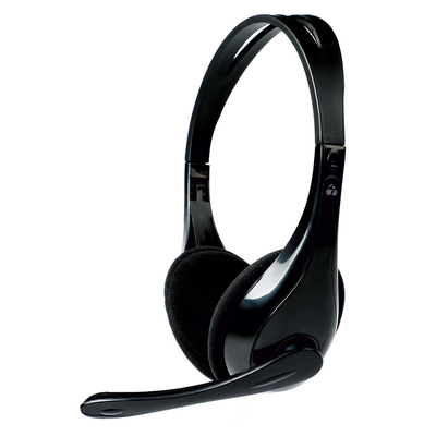 Product Headset Powertech με μικρόφωνο PT-734 40mm, 3.5mm, 1.8m, μαύρο base image