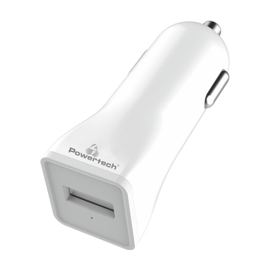 Product Φορτιστής Αυτοκινήτου Powertech PT-762, 1x USB, 1A, λευκός base image