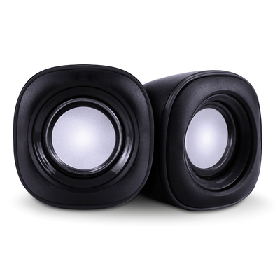 Product Ηχεία Powertech Essential sound PT-844, 2x 3W, 3.5mm, μαύρα base image