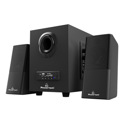Product Ηχεία Powertech Premium sound PT-846, 16W, USB/SD/FM/BT, remote, μαύρα base image