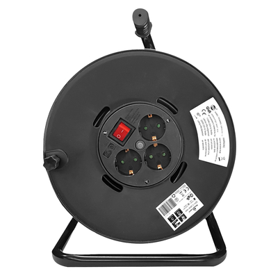 Product Μπαλαντέζα Powertech με βάση PT-917, 3x schuko, 16A, 50m, μαύρη base image