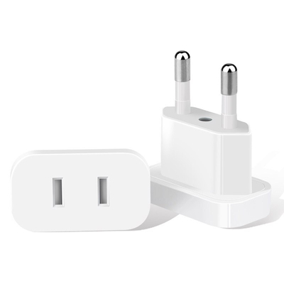 Product Αντάπτορας πρίζας Powertech US σε EU PT-927, με ασφάλεια, 4.8mm, λευκός base image