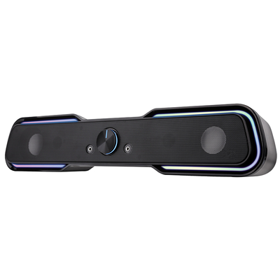 Product Soundbar Υπολογιστή Powertech Gaming PT-974, 2x 5W RMS, 3.5mm, RGB, μαύρο base image