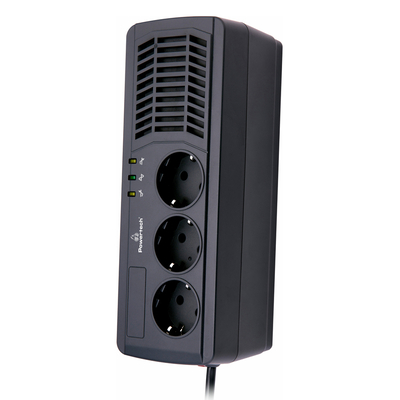 Product Σταθεροποιητής Τάσης Powertech PT-AVR1000I, 1000VA/500W, 3x schuko base image