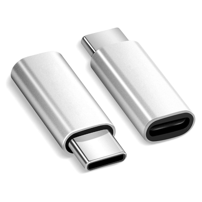 Product Αντάπτορας USB Powertech USB-C αρσενικό σε Micro USB θηλυκό PTH-064, ασημί base image