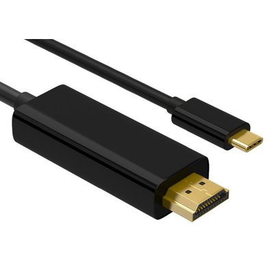 Product Καλώδιο USB Powertech USB-C σε HDMI PTH-072, 4K/60Hz, 1m, μαύρο base image