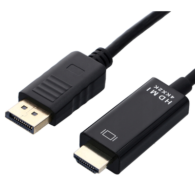 Product Καλώδιο DisplayPort Powertech σε HDMI PTH-075, 4K/30Hz, 1m, μαύρο base image
