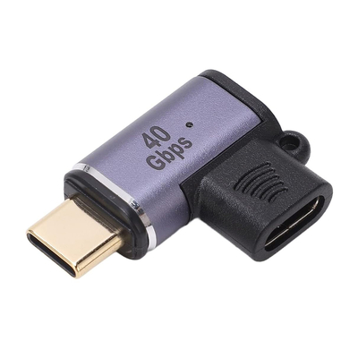 Product Αντάπτορας USB Powertech Type-C PTH-107, μαγνητικός, 100W, 40Gbps, γκρι base image