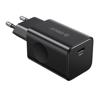 Product Φορτιστής Πρίζας Orico PV65-C, USB Τype-C, PD QC 3.0, 65W, μαύρος base image