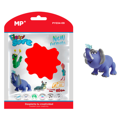Product Πλαστελίνη Py034-09 Mp Χωρίς Γλουτένη 60γρ Κόκκινη base image