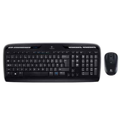 Product Σετ Πληκτρολόγιο Και Ποντίκι Ασύρματο Logitech MK330 RF QWERTY US International Black base image