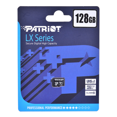 Product Κάρτα Μνήμης MicroSDXC 128GB Patriot PSF128GMDC10 UHS-I Class 10 base image