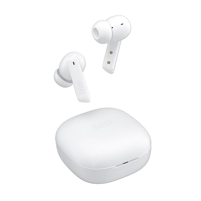 Product Bluetooth Handsfree Qcy HT05 Melobuds ANC TWS WHITE Dual Driver noise cancel base image