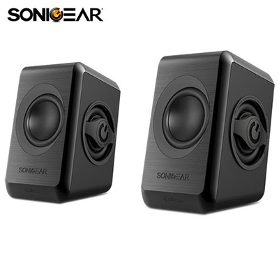 Product Ηχεία Υπολογιστή Sonic Gear USB POWERED QUAD BASS 2,0 Black COOL GREΥ base image