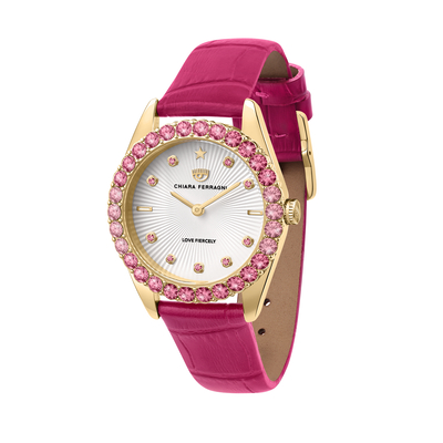 Product Γυναικείο Ρολόι Chiara Ferragni R1951100502 (32mm) Δερμάτινο Λουράκι Ροζ base image