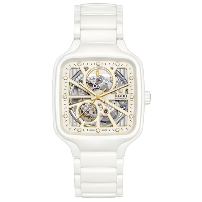 Product Ρολόι Unisex Rado R27073702 (38mm) Μεταλλικό Μπρασελέ Λευκό base image