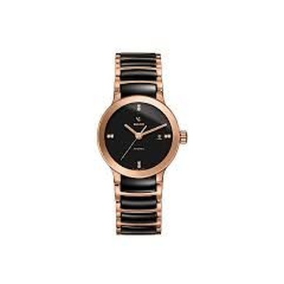 Product Γυναικείο Ρολόι Rado R30183712 (28mm) Μεταλλικό Μπρασελέ Μαύρο base image