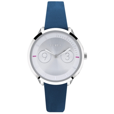 Product Γυναικείο Ρολόι Furla R4251102508 (31mm) Δερμάτινο Λουράκι Μπλε base image