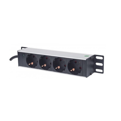 Product Πολύπριζο Για Rack Intellinet 4 Θέσεων, Καλώδιο 1.8m Μαύρο base image