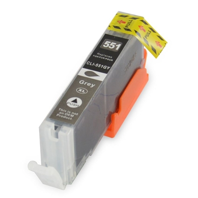 Product Μελάνι Συμβατό Premium Inkjet για Canon CLI-551, 12ml, Gray base image