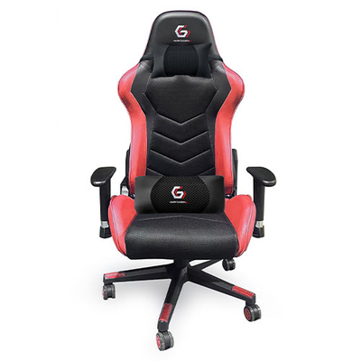 Product Καρέκλα Gaming Gembird LEATHER Black/RED base image