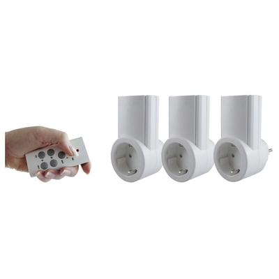 Product Smart Socket Rev Telecontrol 3+1: 3x Socket + 1x Remote control base image