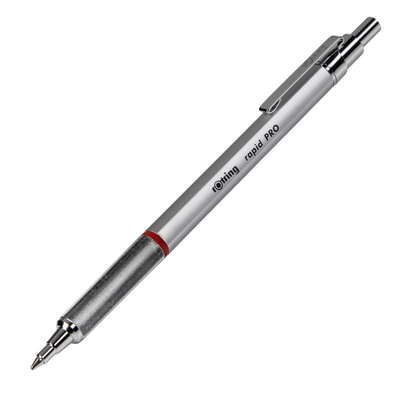 Product Στυλό Rotring Rapid Pro Ballpoint Pen Chrome with Refill M-Blue base image