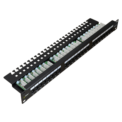 Product Patch Panel Pulsar για rack RP-U24V6, 24-port, UTP Cat 6, 1U base image