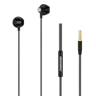 Product Handsfree Ακουστικά Rockrose Sense MC, 3.5mm, 1.2m, μαύρα base image