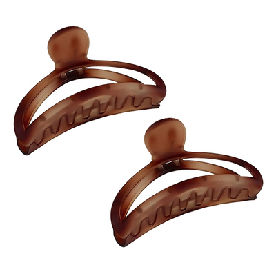 Product Κλιπ Μαλλιών Roxxani Rxn-0015, Καφέ, 9.5Cm, 2Τμχ base image