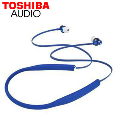Product Bluetooth Handsfree Toshiba ACTIVE FIT 3 SILICON NECK EARBUDS BLUE base image