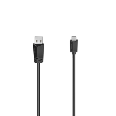 Product Καλώδιο USB-A Hama σε USB-C 00200633 Μαύρο base image